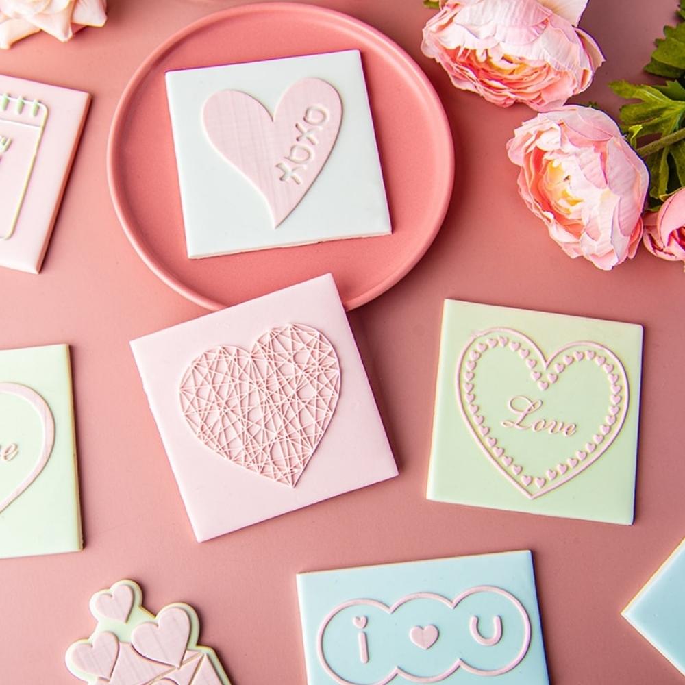 Happy Valentine's Day Banner Cookie Cutter, Stamp