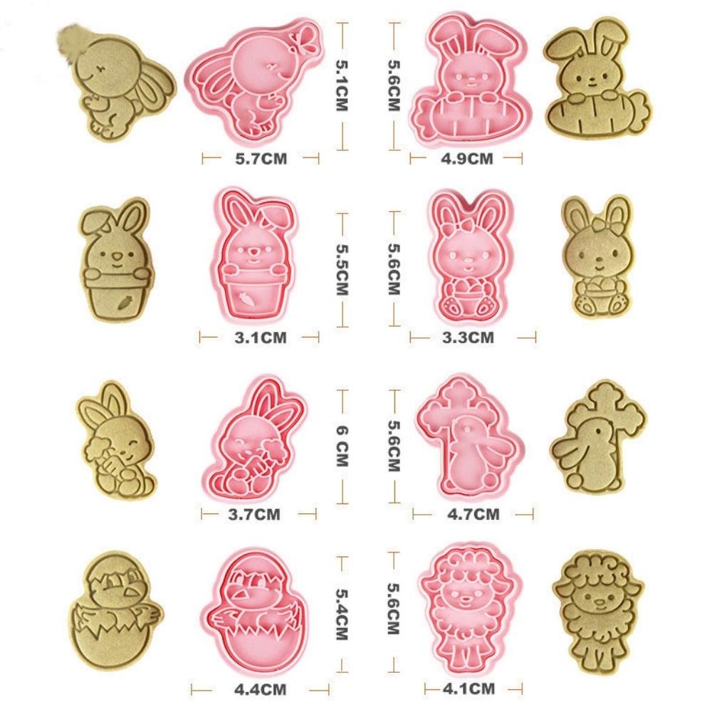 Easter Egg Stamp Cookie Cutters - Baking Bites